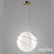 Armilla lampa wisząca złota / montatura złota 1x13W E27 IP40 d.36
